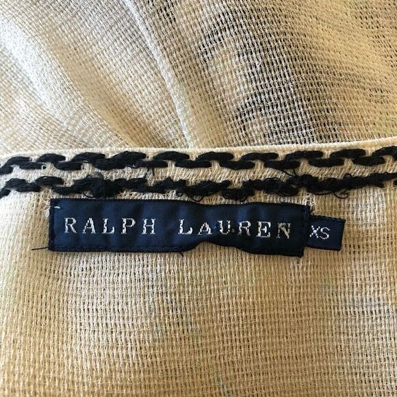 Ralph Lauren Blue Label Embroidered Peasant Top Size XS Boho, Cottagecore - Picture 7 of 12